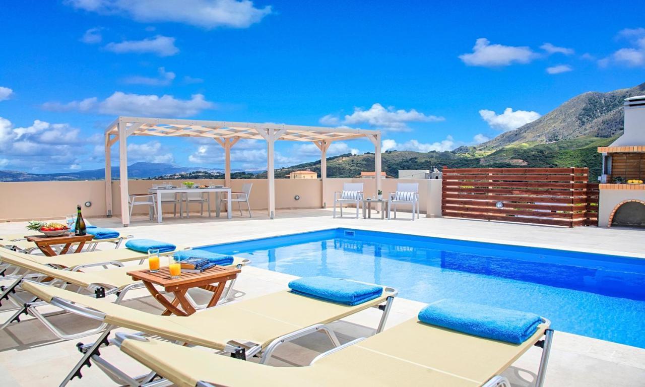 Villa Di Giorgio Heated Pool Kournás Dış mekan fotoğraf