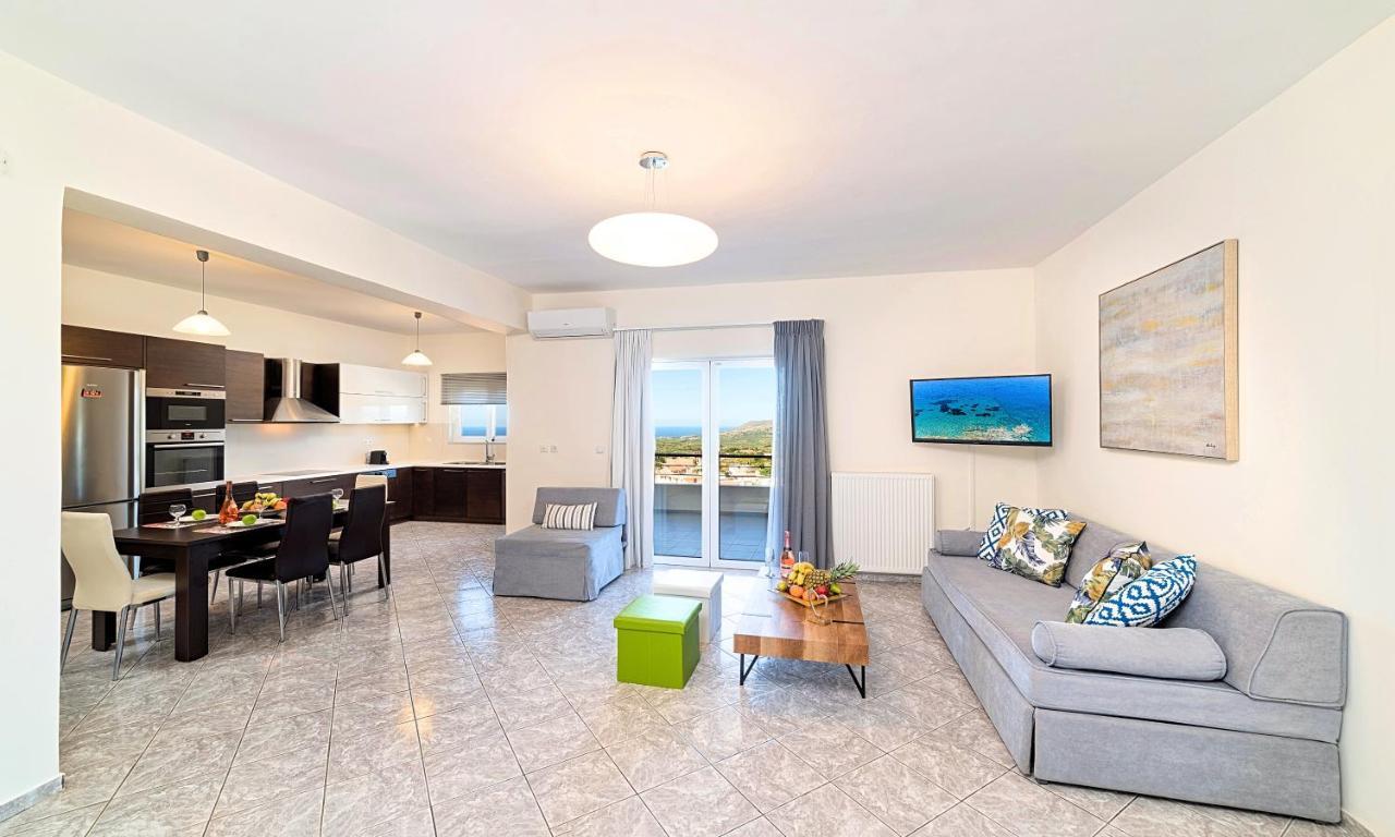 Villa Di Giorgio Heated Pool Kournás Dış mekan fotoğraf